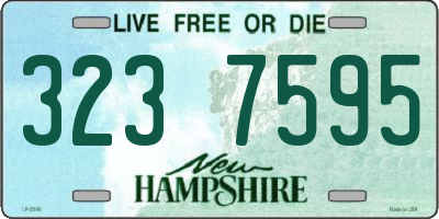 NH license plate 3237595
