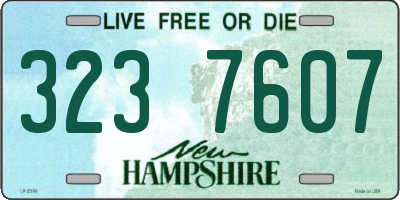 NH license plate 3237607