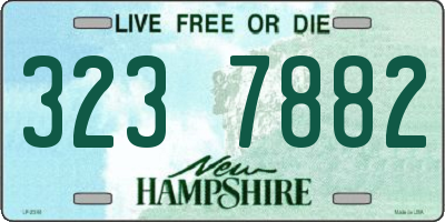 NH license plate 3237882