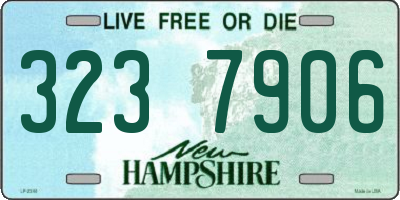 NH license plate 3237906