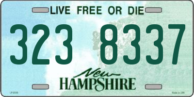 NH license plate 3238337