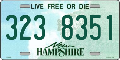 NH license plate 3238351