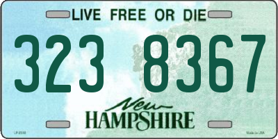 NH license plate 3238367