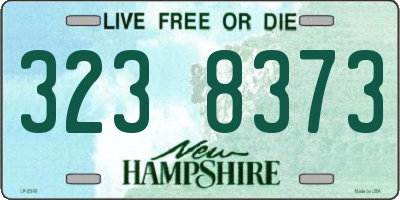 NH license plate 3238373
