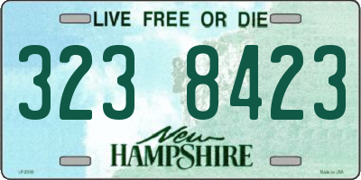 NH license plate 3238423