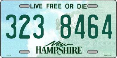 NH license plate 3238464