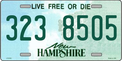 NH license plate 3238505