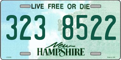 NH license plate 3238522