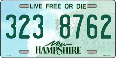 NH license plate 3238762