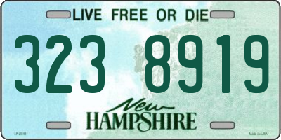 NH license plate 3238919