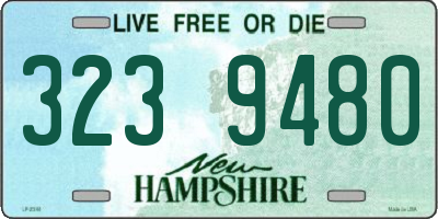NH license plate 3239480