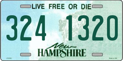 NH license plate 3241320
