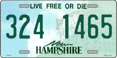 NH license plate 3241465