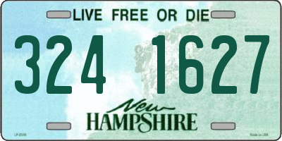 NH license plate 3241627