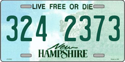 NH license plate 3242373