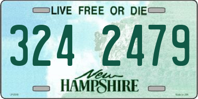 NH license plate 3242479
