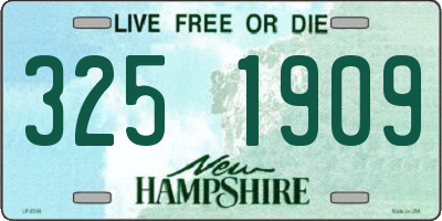NH license plate 3251909