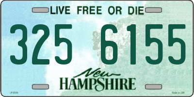 NH license plate 3256155
