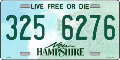 NH license plate 3256276