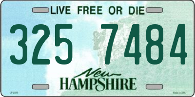NH license plate 3257484