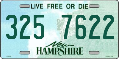 NH license plate 3257622