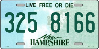 NH license plate 3258166