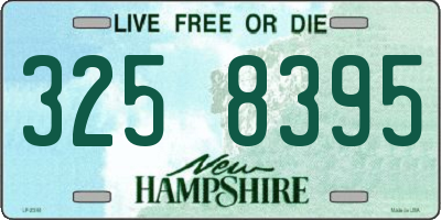 NH license plate 3258395