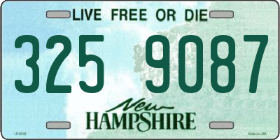 NH license plate 3259087