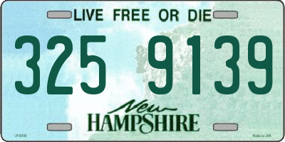 NH license plate 3259139