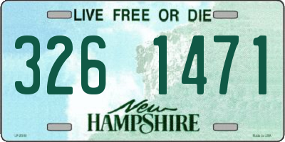 NH license plate 3261471