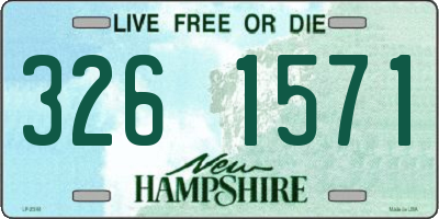 NH license plate 3261571