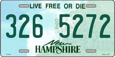 NH license plate 3265272