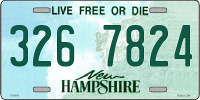 NH license plate 3267824