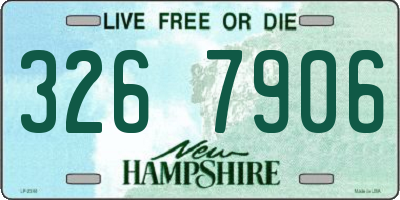 NH license plate 3267906