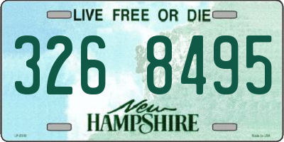 NH license plate 3268495