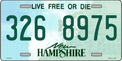 NH license plate 3268975