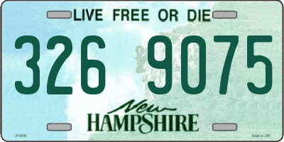NH license plate 3269075
