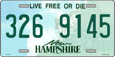 NH license plate 3269145