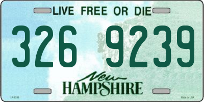NH license plate 3269239