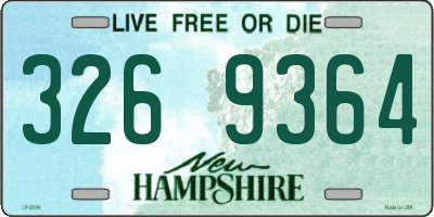 NH license plate 3269364