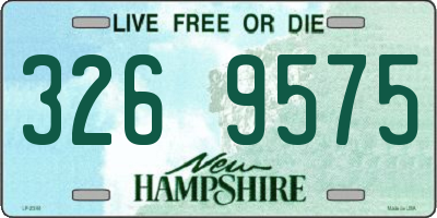 NH license plate 3269575
