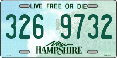 NH license plate 3269732
