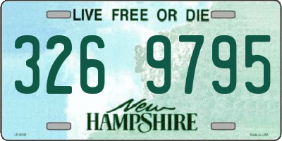 NH license plate 3269795