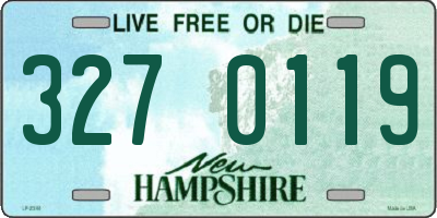 NH license plate 3270119