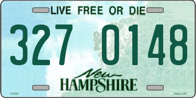 NH license plate 3270148