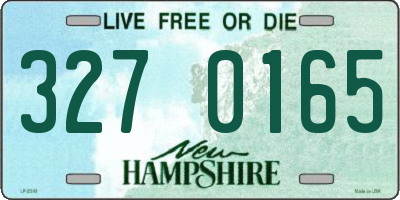 NH license plate 3270165