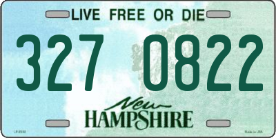 NH license plate 3270822