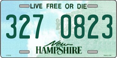 NH license plate 3270823
