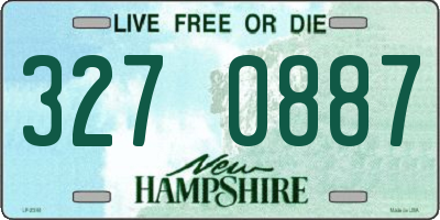 NH license plate 3270887
