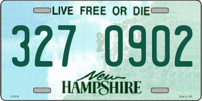 NH license plate 3270902